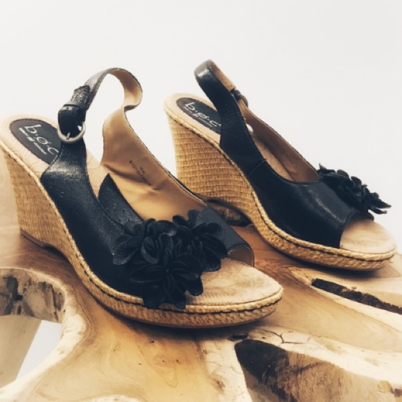 born wedges black